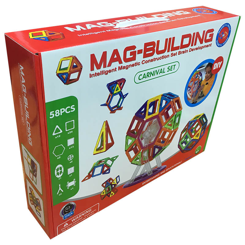 Магнитный конструктор MagBuilding 58 деталей оптом